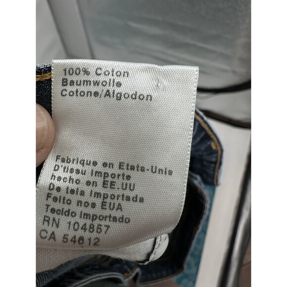 AG Adriano Goldschmied The Matchbox Slim Straight Blue Denim Jeans Pants 38 - Picture 7 of 12